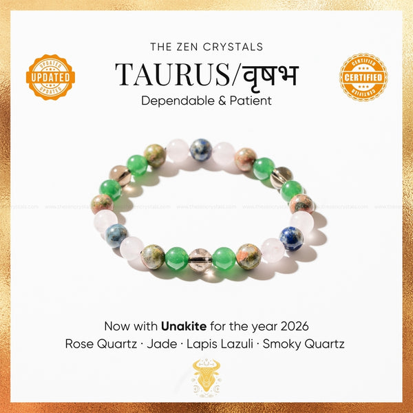 taurus zodiac bracelet | The Zen Crystals