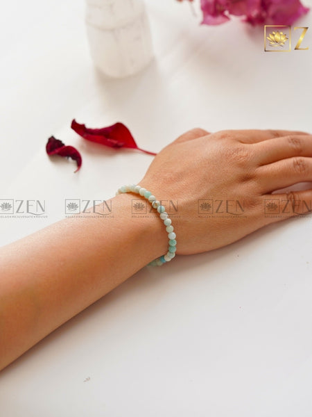 Amazonite Bracelet 4mm | The Zen Crystals
