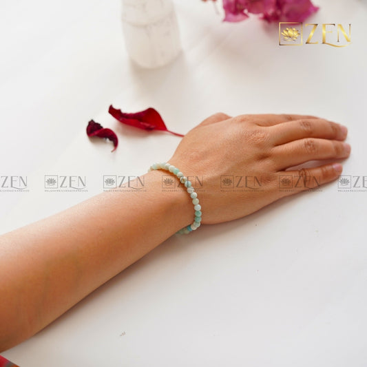 Amazonite Bracelet 4mm | The Zen Crystals