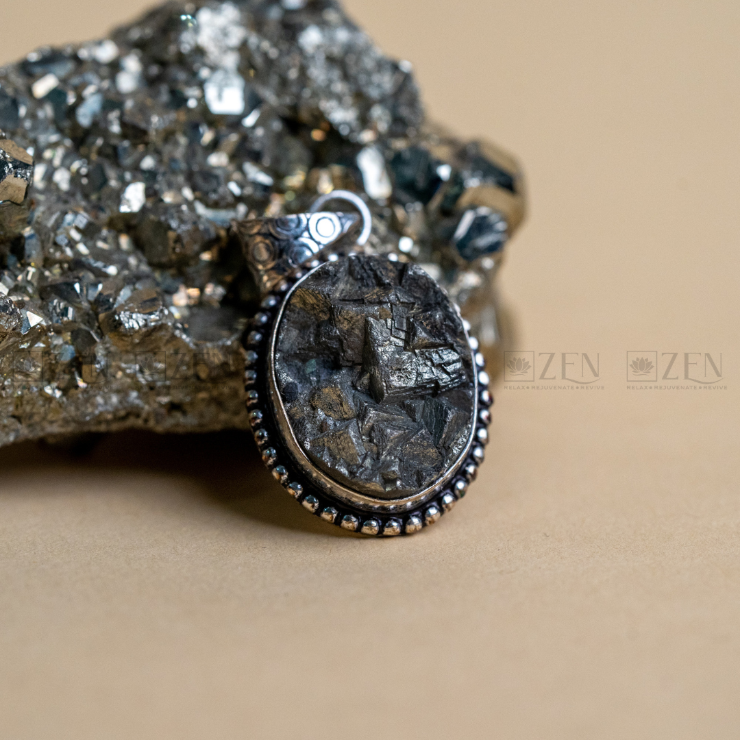 Pyrite Pendant The Zen Crystals