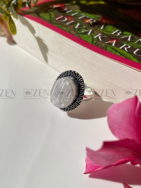 selenite ring | The Zen Crystals