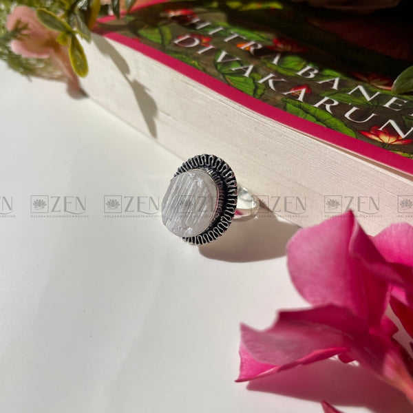 selenite ring | The Zen Crystals