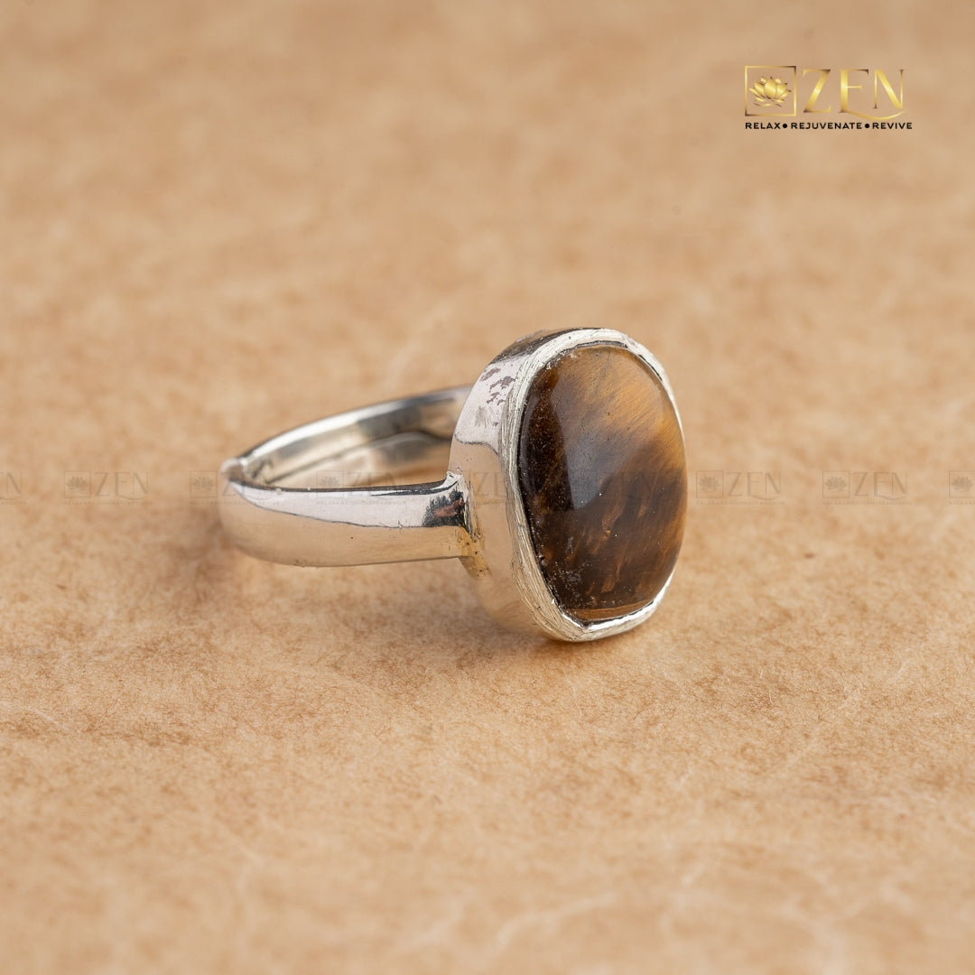 tiger eye ring | the zen crystals