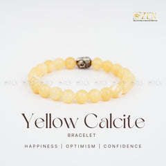 Yellow Calcite Bracelet | The Zen Crystals