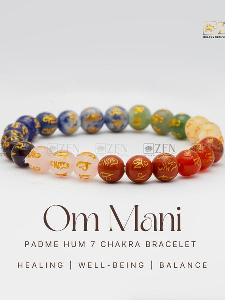 Om Mani Padme Hum Bracelet | The Zen Crystals