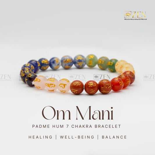 Om Mani Padme Hum Bracelet | The Zen Crystals
