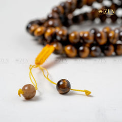Tiger Eye Jaap Mala | The Zen Crystals