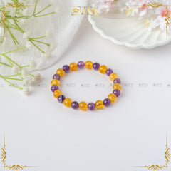 amethyst citrine combination bracelet | the zen crystals