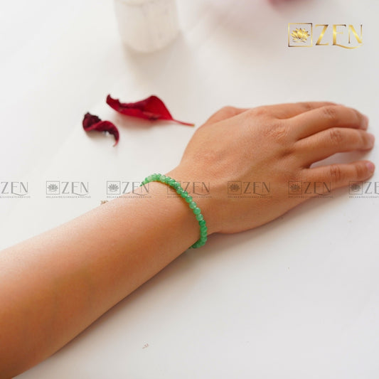 Green Aventurine bracelet 4mm | The Zen Crystals