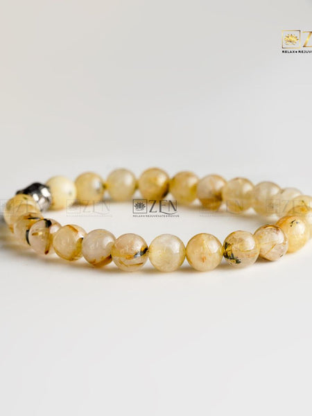 Golden Rutile bracelet | The Zen Crystals