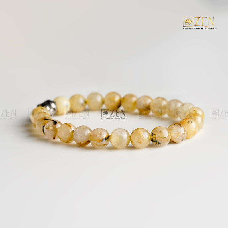 Golden Rutile bracelet | The Zen Crystals