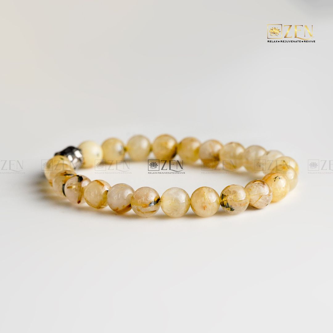 Golden Rutile bracelet | The Zen Crystals