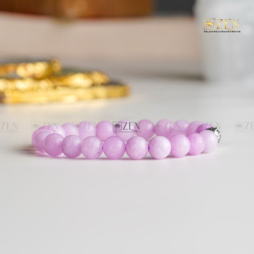 Authentic kunzite Bracelet | The Zen Crystals