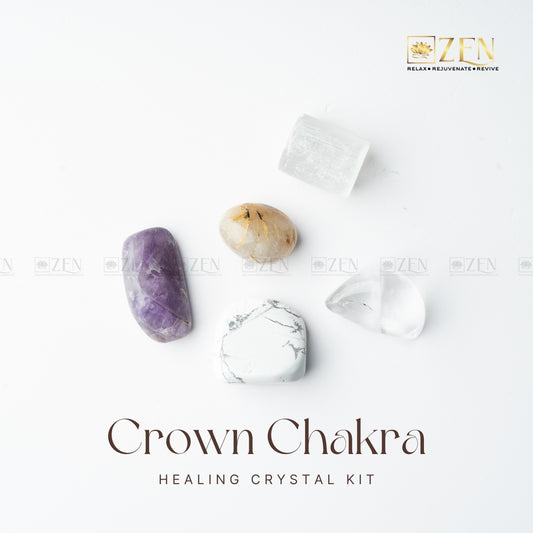 Crown Chakra Healing Crystal Kit | the zen crystals