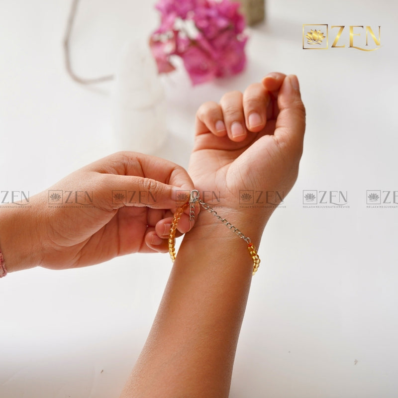 Citrine 4mm bracelet | The Zen Crystals