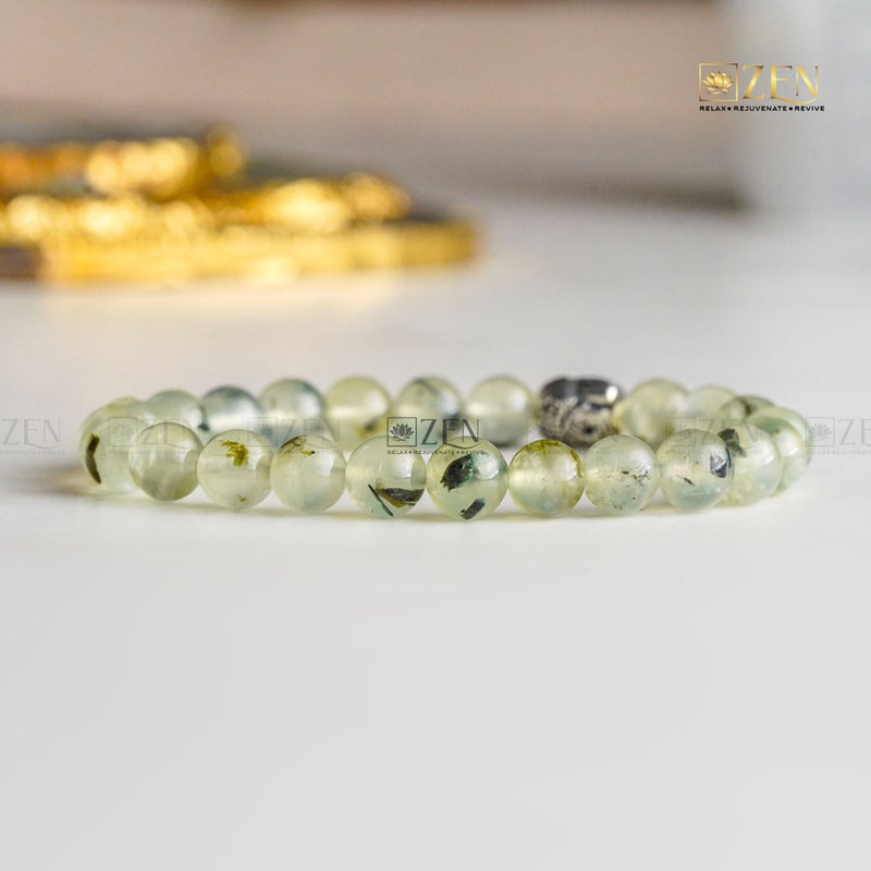 Authentic Prehnite Bracelet | The Zen Crystals