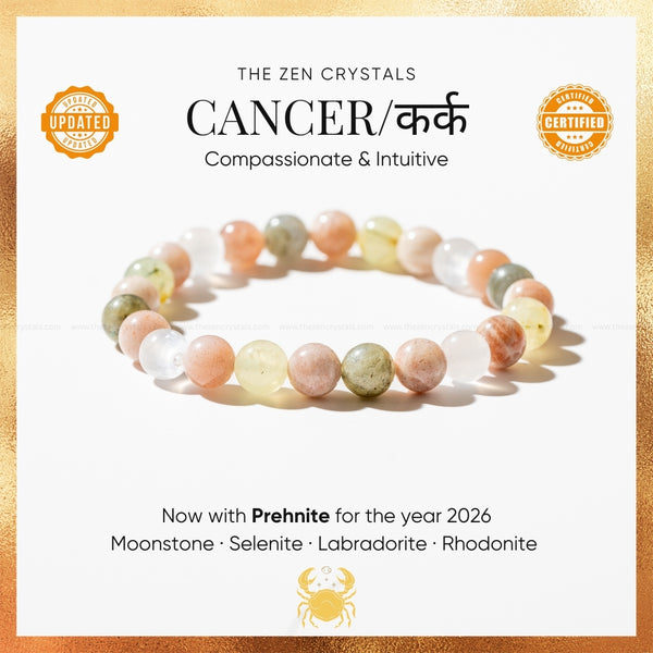 cancer zodiac bracelet | the zen crystals