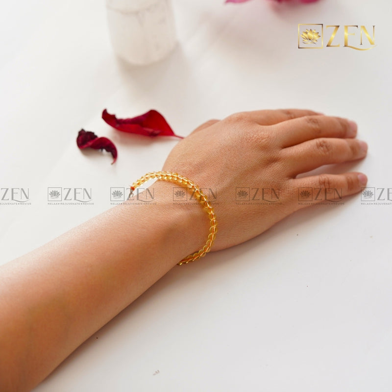 Citrine 4mm bracelet | The Zen Crystals