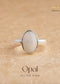 opal silver ring | the zen crystals