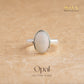 opal silver ring | the zen crystals