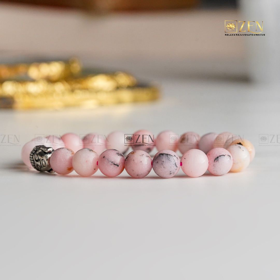 Authentic Pink Opal Bracelet | The Zen Crystals