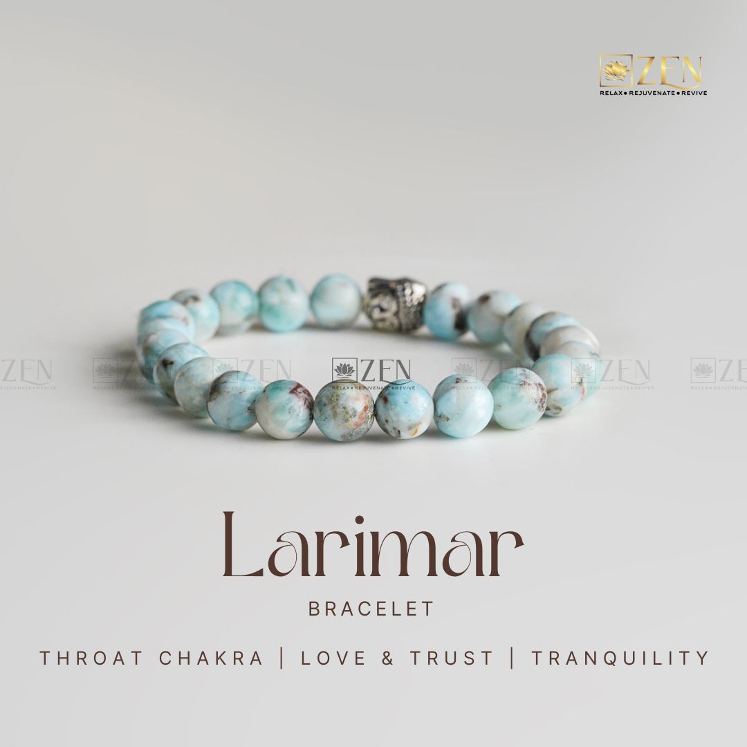 Noble Larimar bracelet; tested healing stones, discount energetically effective