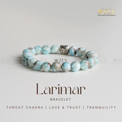 Larimar bracelet benefits | The Zen Crystals
