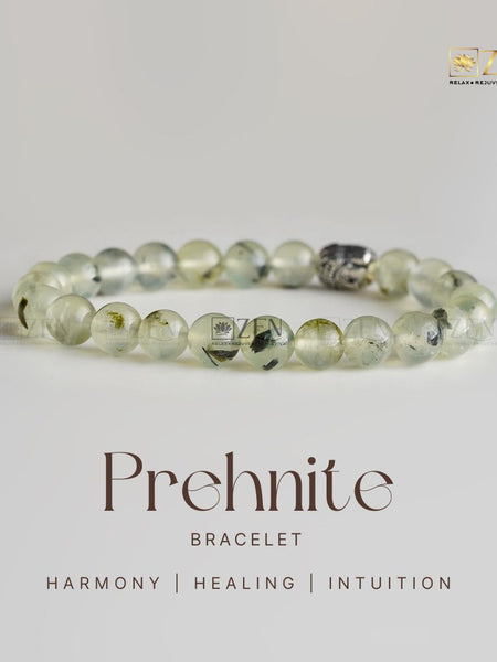 prehnite bracelet benefits | The Zen Crysals