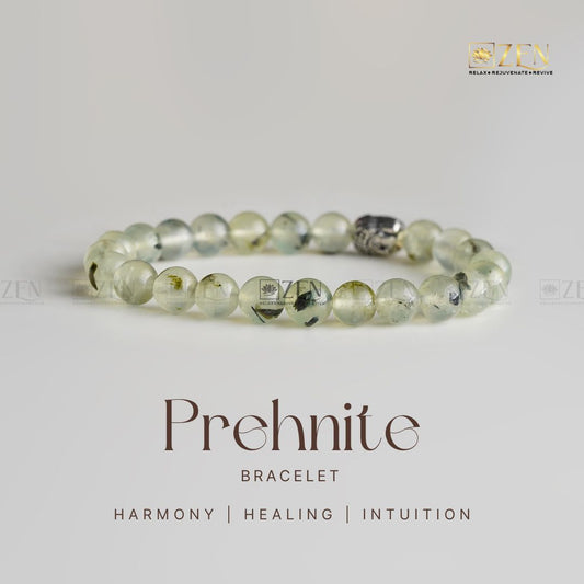 prehnite bracelet benefits | The Zen Crysals