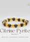 citrine pyrite combination bracelet | The Zen Crystals