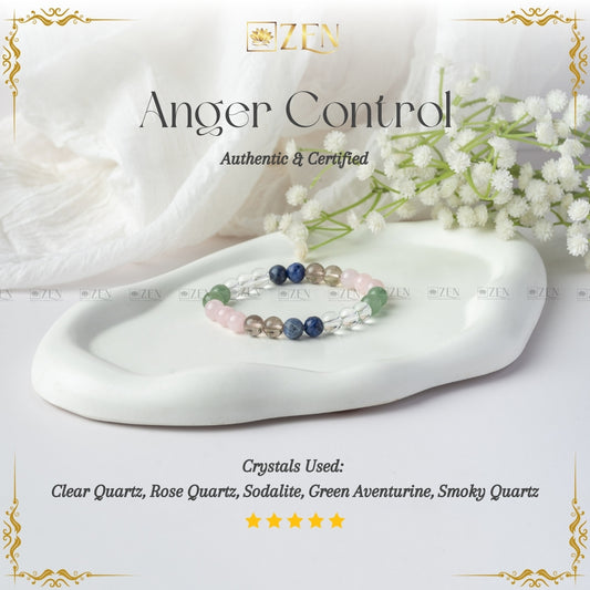 Anger Control bracelet | the zen crystals