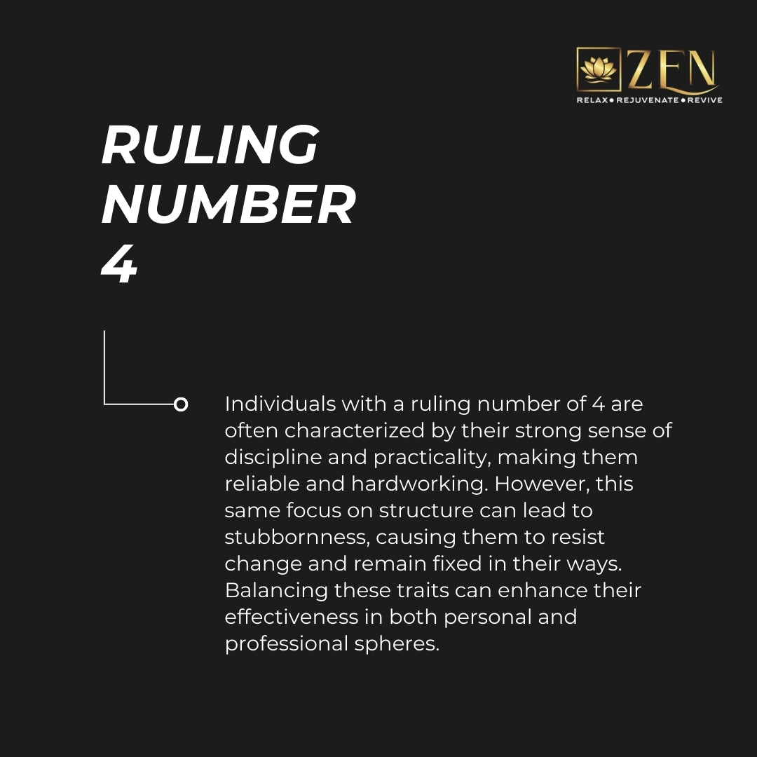 RULING NUMBER 4 TRAITS | THE ZEN CRYSTALS