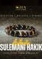 Sulemani Hakik 12mm bracelet for men | The Zen Crystals