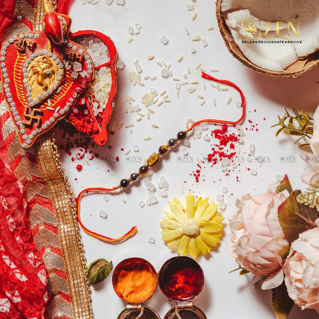 Triple Protection Rakhi | The Zen Crystals