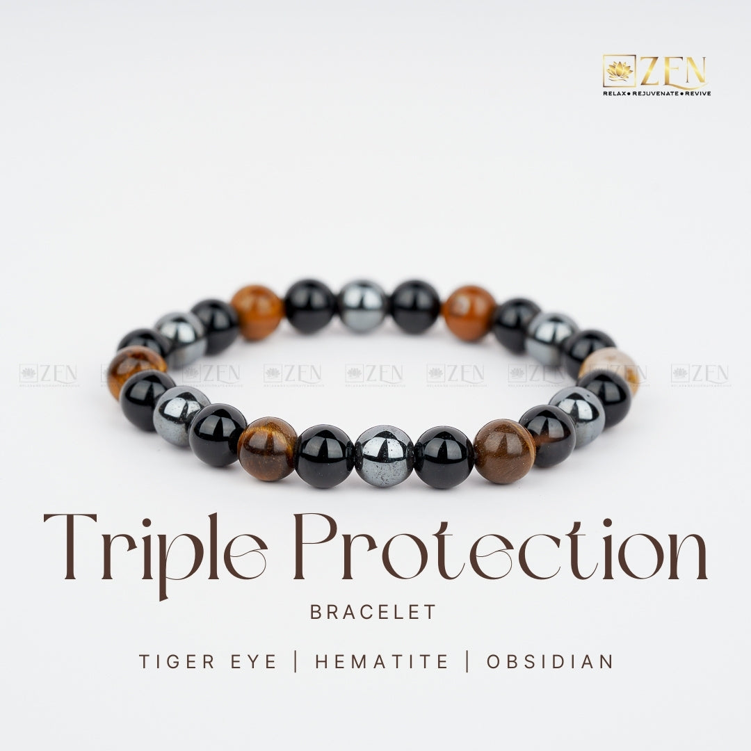 The Zen Crystal Triple Protection bracelet