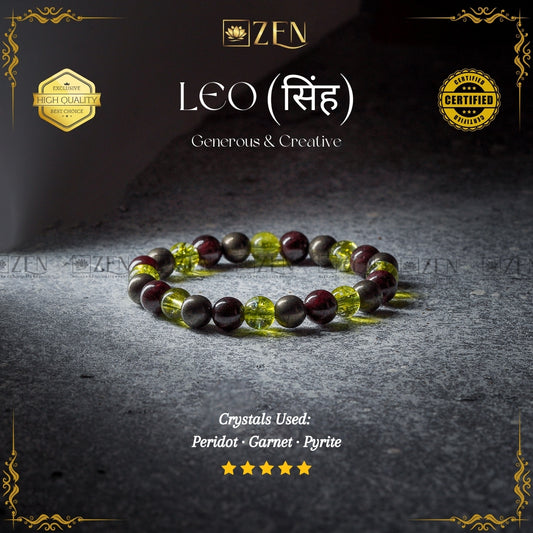 Leo Zodiac Bracelet | The Zen Crystals