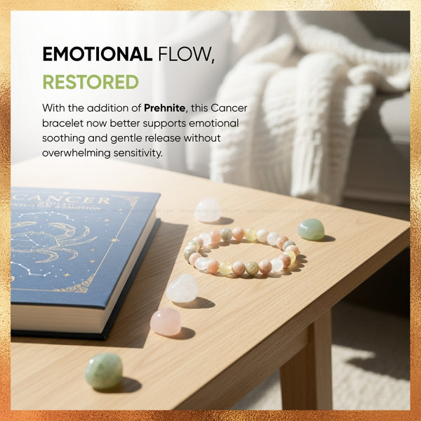 benefits of cancer zodiac bracelet | the zen crystals