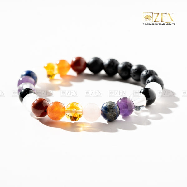 9 chakra healing bracelet | the zen crystals