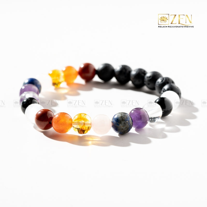9 chakra healing bracelet | the zen crystals
