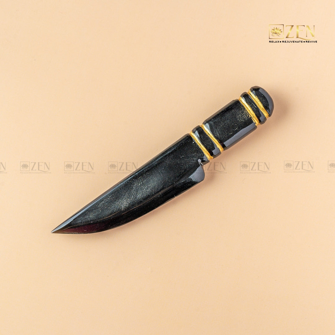 black obsidian knife medium | the zen crystals