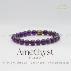 Amethyst Bracelet | The Zen Crystals