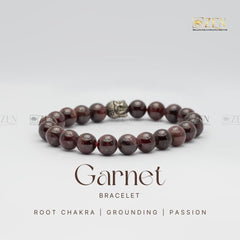 Garnet Bracelet | The Zen Crystals