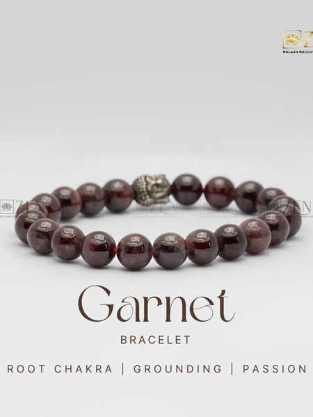 Garnet Bracelet | The Zen Crystals