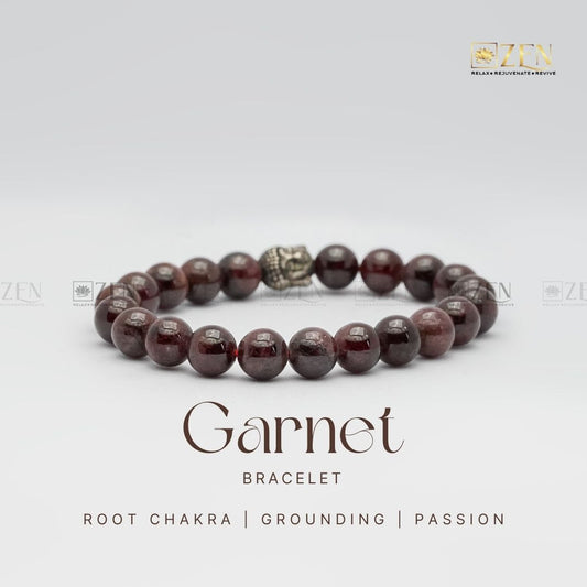 Garnet Bracelet | The Zen Crystals