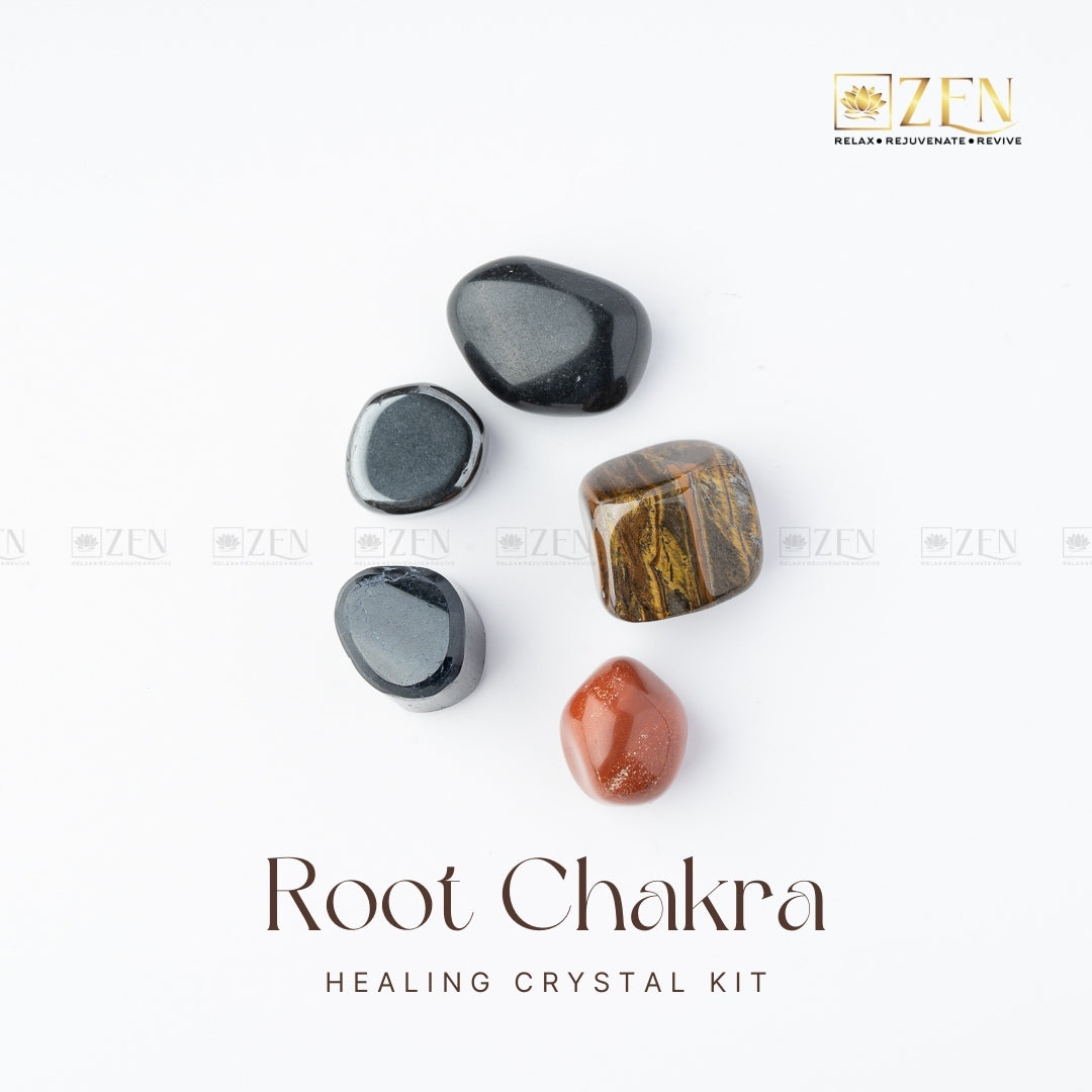 Root Chakra Healing Crystal Kit | The zen crystals