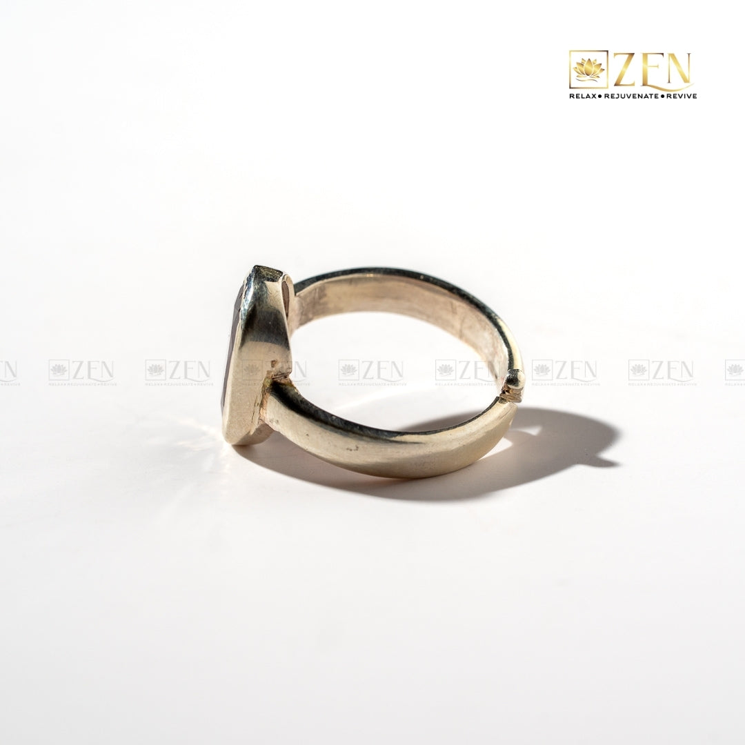 Garnet Silver Ring