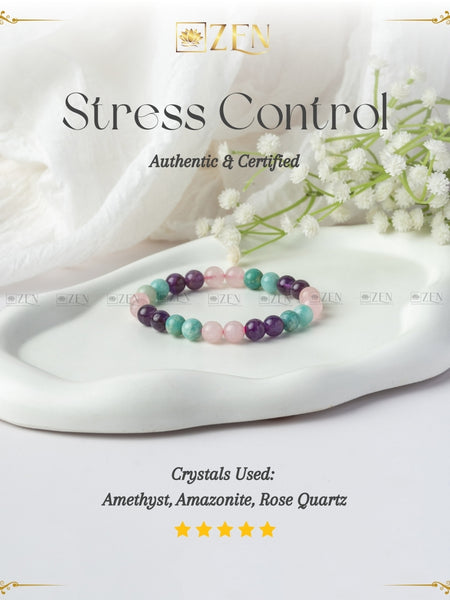 stress control bracelet | the zen crystals