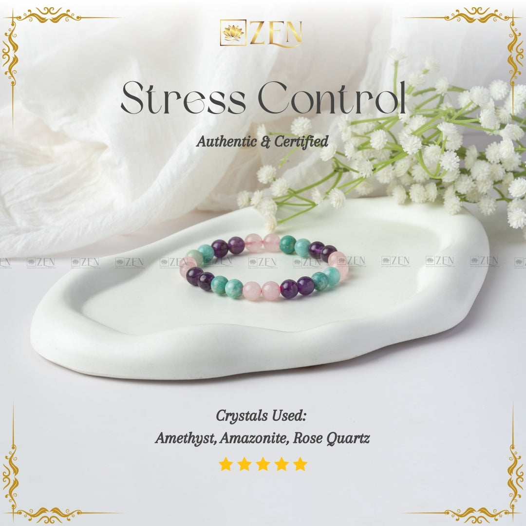 stress control bracelet | the zen crystals