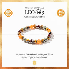 Leo Zodiac Bracelet | The Zen Crystals