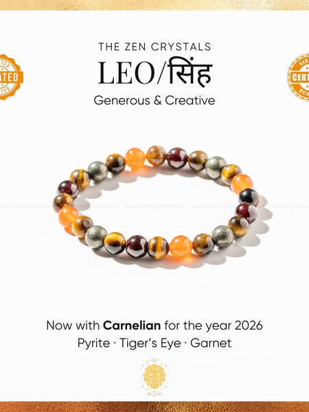 Leo Zodiac Bracelet | The Zen Crystals